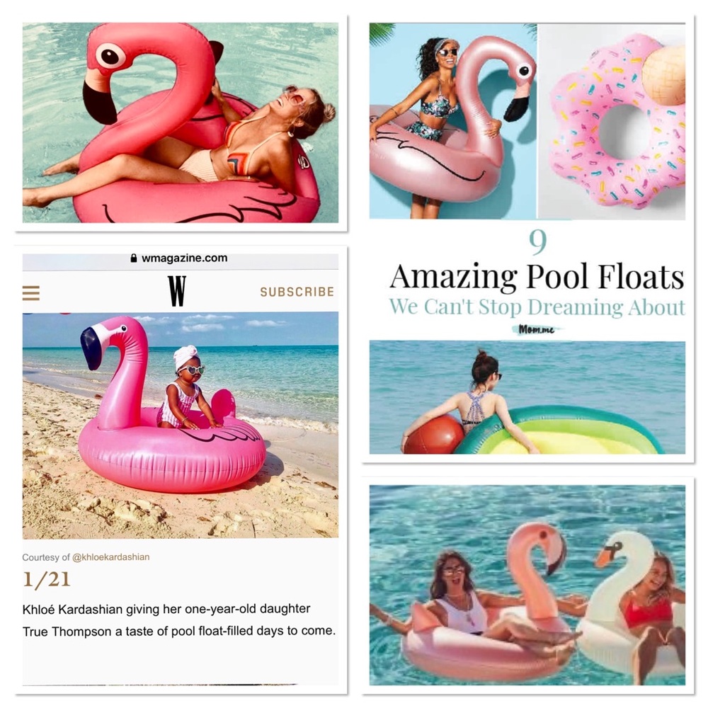 🔥ASO ON THE KARDASHIAN’S CELEB ROSE LARGE GOLD GLAMINGO FLOAT!🦩⚡️☀️